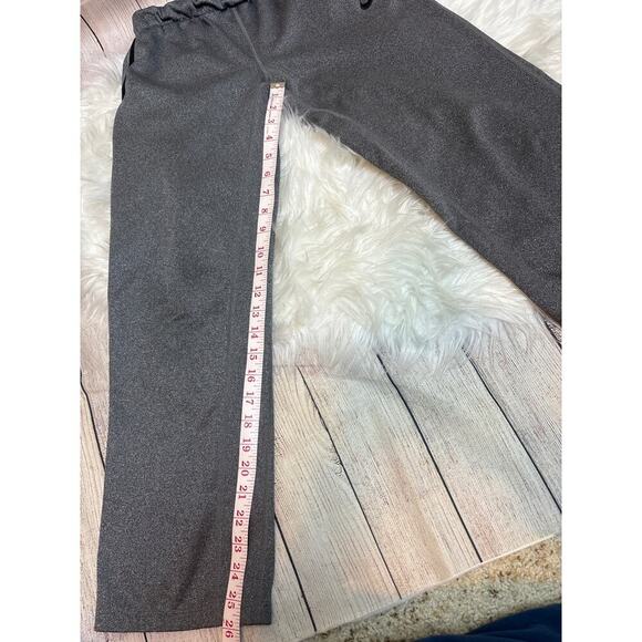 Nike Boy's Straight Leg Athletic Pants Drawstring Waist Pockets Gray Size L - Picture 8 of 8